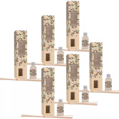 MIKAROMAS Patyczki zapachowe MLECZKO KOKOSOWE 30 ml, pakiet 6 opakowań