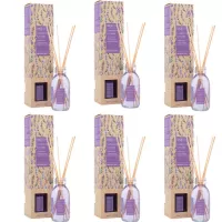 MIKAROMAS Patyczki zapachowe POLE LAWENDY 95 ml, pakiet 6 opakowań