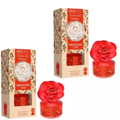 MIKAROMAS Dyfuzor zapachowy w formie kwiatu OWOCE LEŚNE 65 ml, pakiet 2 opakowań