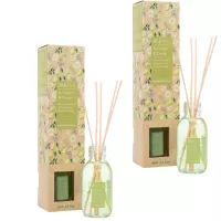 MIKAROMAS Patyczki zapachowe ZIELONA HERBATA I LIMONKA 95 ml, pakiet 2 opakowań