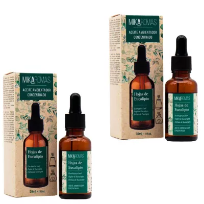 MIKAROMAS Olejek zapachowy koncentrat LIŚCIE EUKALIPTUSA 30 ml, pakiet 2 opakowań
