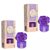 MIKAROMAS Dyfuzor zapachowy w formie kwiatu POLE LAWENDY 65 ml, pakiet 2 opakowań