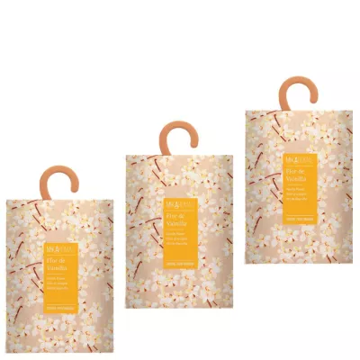 MIKAROMAS Saszetka zapachowa  do szaf i szuflad KWIAT WANILII 100 ml, pakiet 3 opakowań