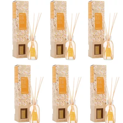 MIKAROMAS Patyczki zapachowe KWIAT WANILII 95 ml, pakiet 6 opakowań