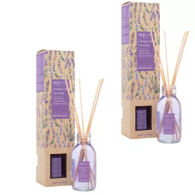 MIKAROMAS Patyczki zapachowe POLE LAWENDY 95 ml, pakiet 2 opakowań
