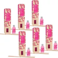 MIKAROMAS Patyczki zapachowe TRUSKAWKA ZE ŚMIETANĄ 30 ml, pakiet 6 opakowań