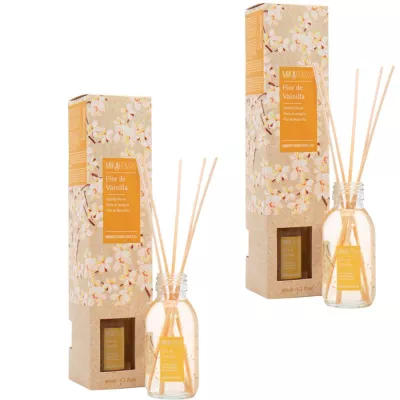 MIKAROMAS Patyczki zapachowe KWIAT WANILII 95 ml, pakiet 2 opakowań