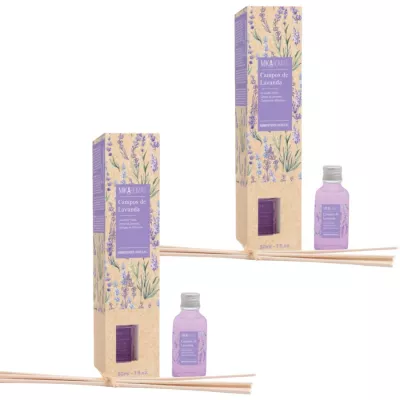 MIKAROMAS Patyczki zapachowe POLE LAWENDY 30 ml, pakiet 2 opakowań